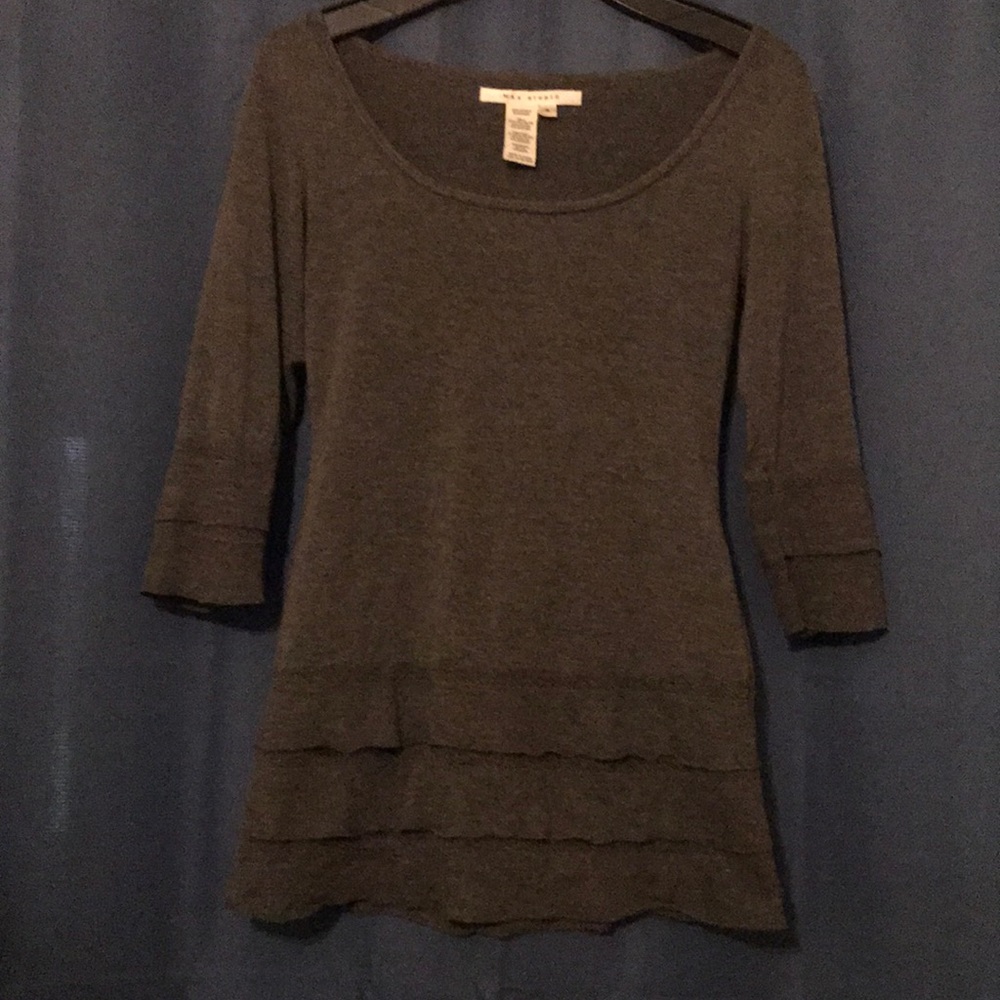 Max Studio grey shirt